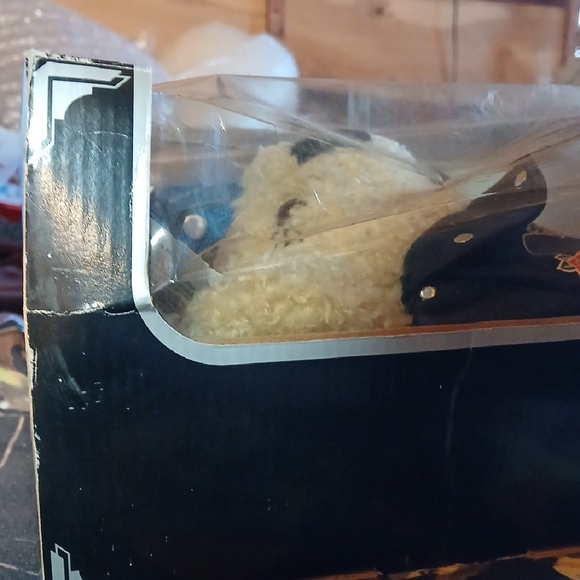 Harley-Davidson Bear with Blue Denim Vest - Picture 7 of 8